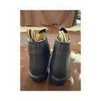 Botina Texana Country Bico Quadrado Couro