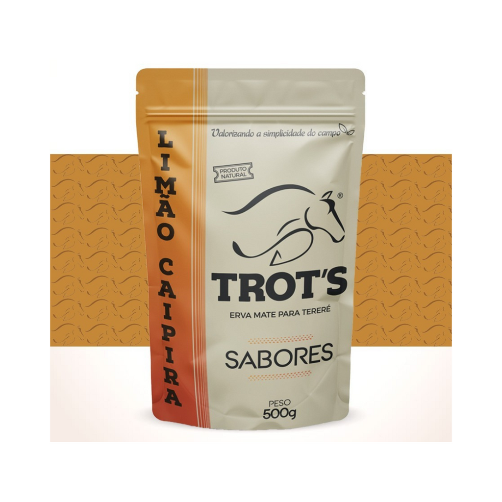 Trot’s Erva Mate Natural para Tereré e Chimarrão 500g - Limão Caipira