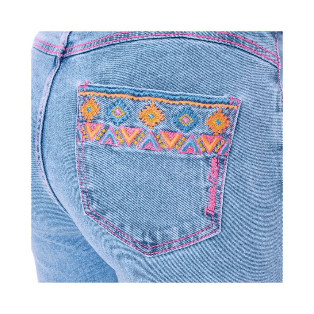 Calça Jeans Bordada Texas Farm Intuition