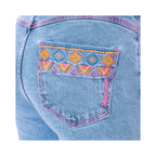 Calça Jeans Bordada Texas Farm Intuition