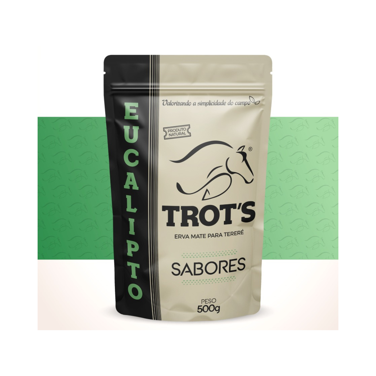 Trot’s Erva Mate Natural para Tereré e Chimarrão 500g - Eucalipto