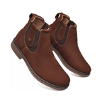 Botina Bretao Marrom Couro Nobuck