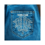 Calça Jeans Bordada Texas Farm Texan Line