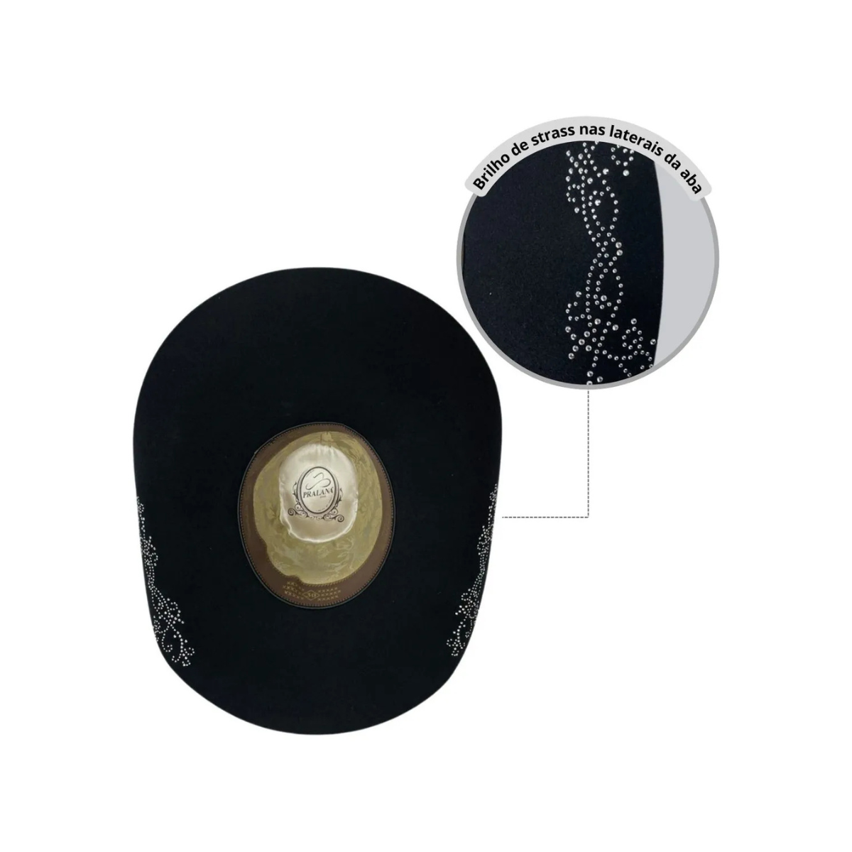 Chapéu Pralana Champion Strass