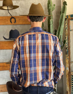 Camisa Social Xadrez Manga Longa Masculina Moiadeiros