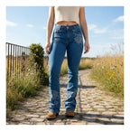 Calça Jeans Bordada Texas Farm Texan Line