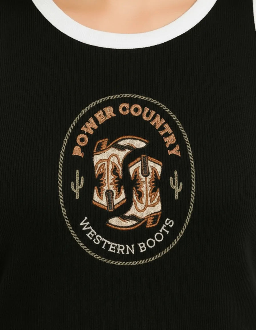 Regata PWC Preta/Branca Bota