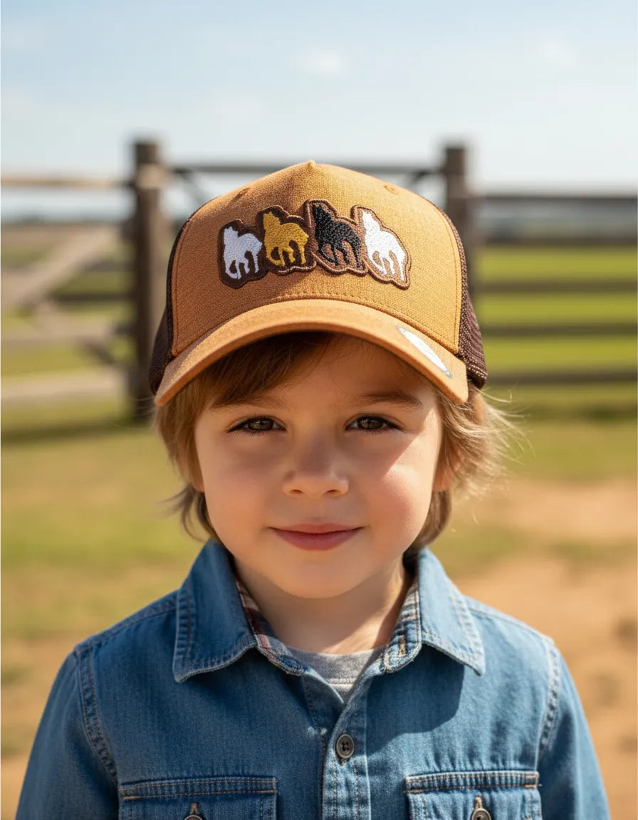 Boné Infantil Estilo Country