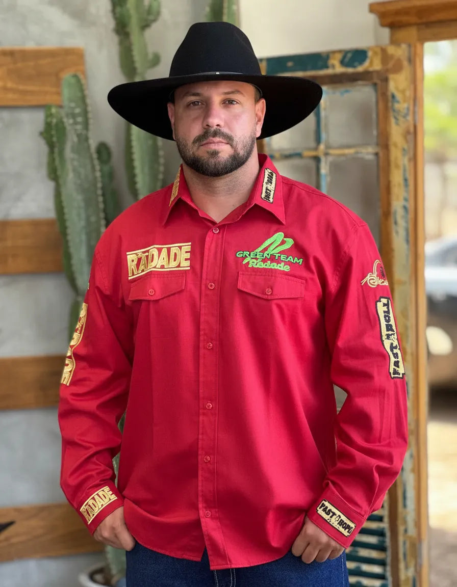 Camisa Social Masculina Manga Longa Radade