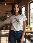 T-Shirt PWC Mulher Cavalo Off