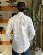 Camisa Social Xadrez Manga Longa Masculina Moiadeiros