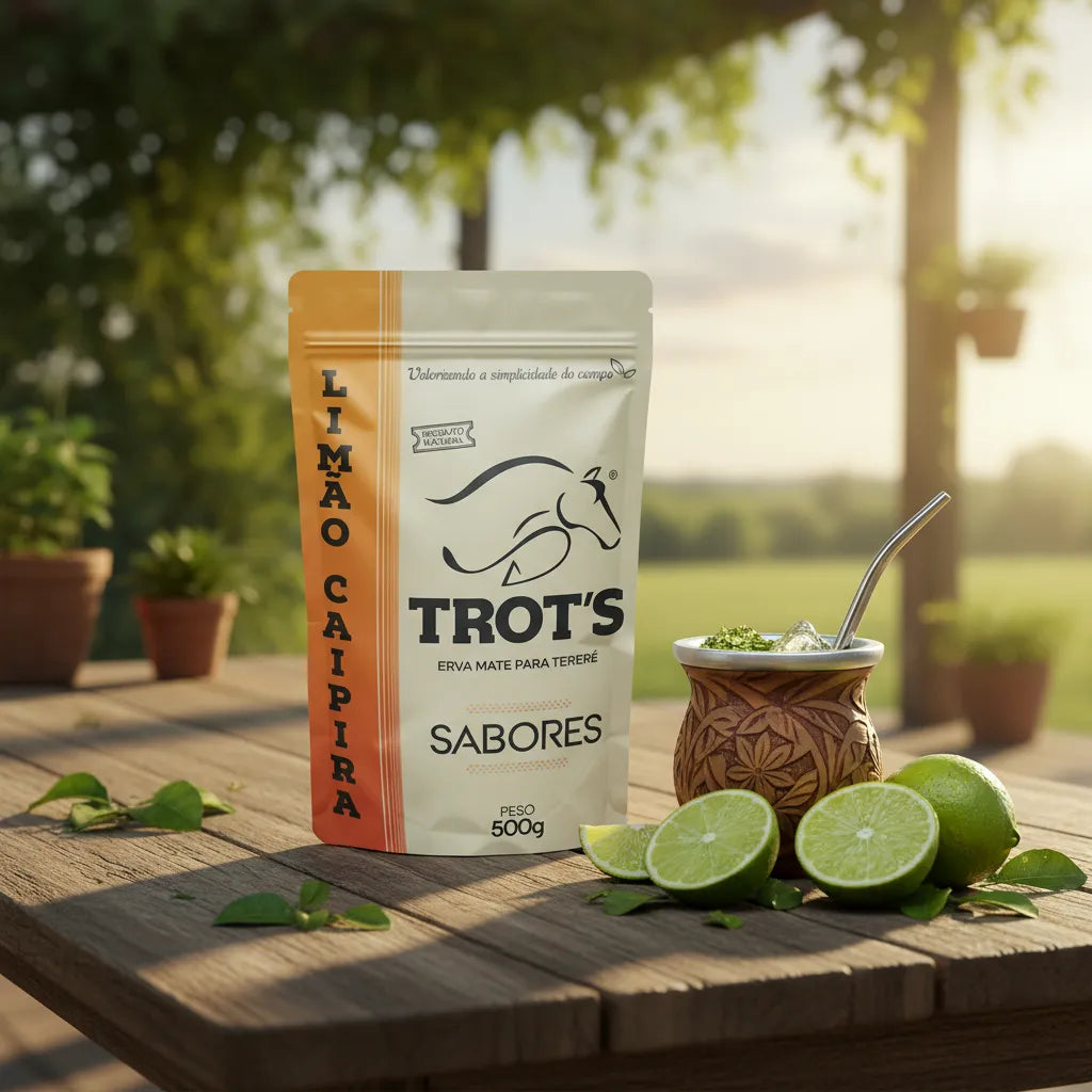 Trot’s Erva Mate Natural para Tereré e Chimarrão 500g - Limão Caipira