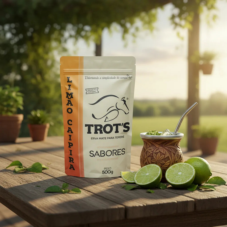Trot’s Erva Mate Natural para Tereré e Chimarrão 500g - Limão Caipira