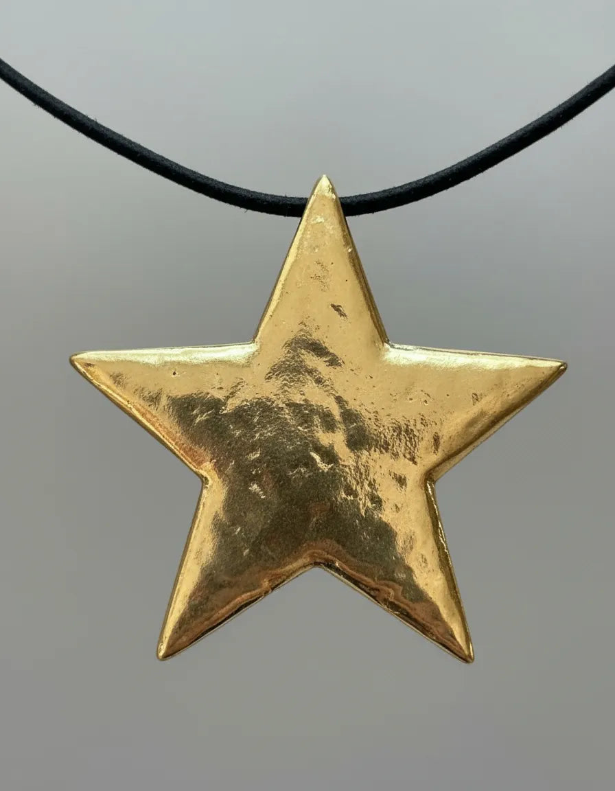 Cordão Couro Country Feminino Estrela