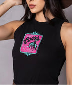 Regata PWC Preta e Rosa