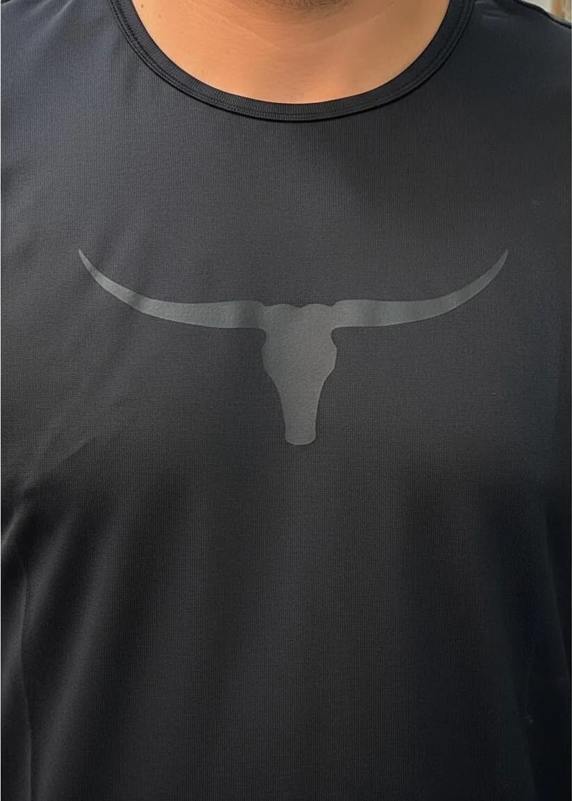 Camiseta Masculina UV Logo Os Moiadeiros Manga Longa