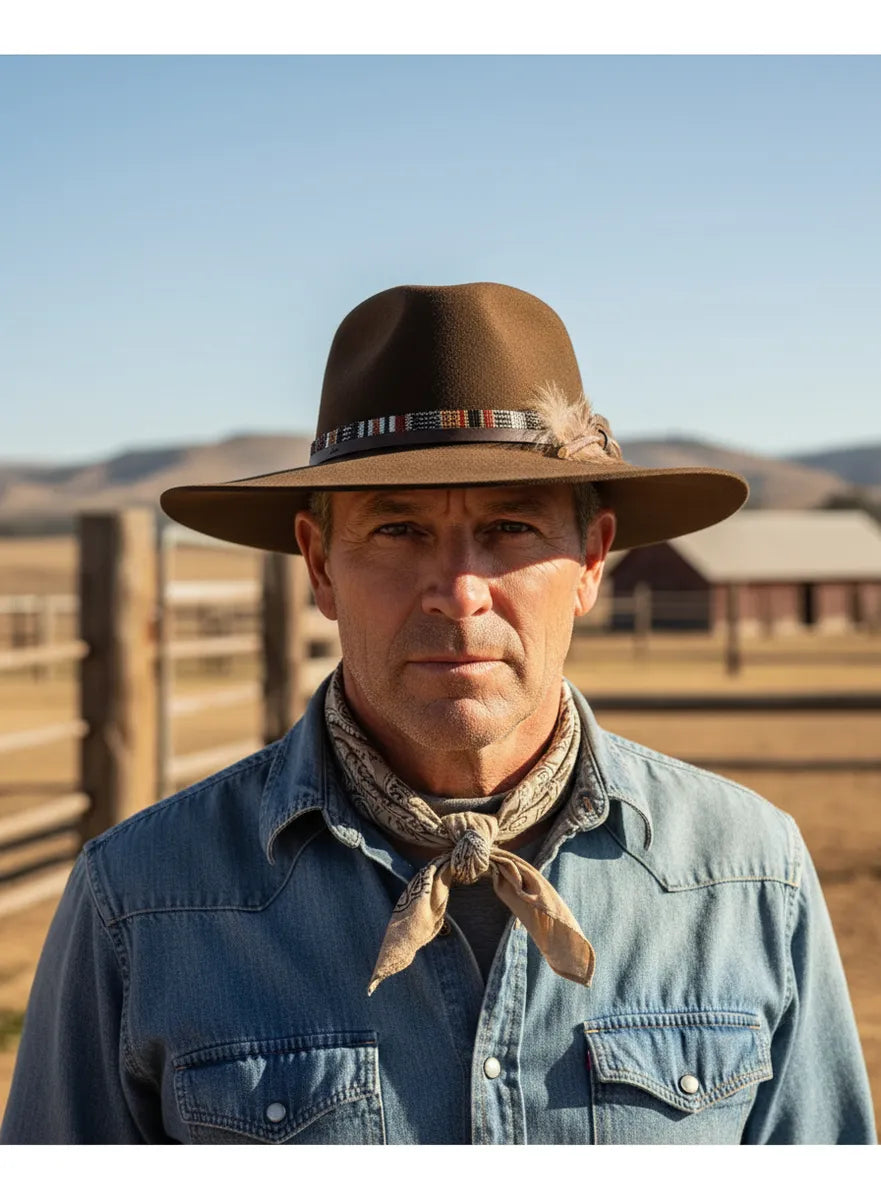 Chapéu Pralana 5X Colorado Aba 10