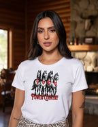 T-Shirt PWC Cavalos Branca