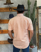 Camisa Social Xadrez Manga Curta Masculina Moiadeiros