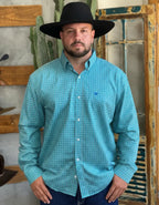 Camisa Social Xadrez Masculina Manga Longa Texas Farm