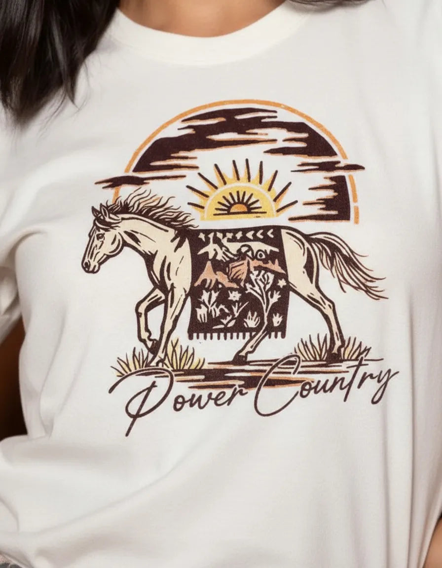 T-Shirt PWC Cavalos Off