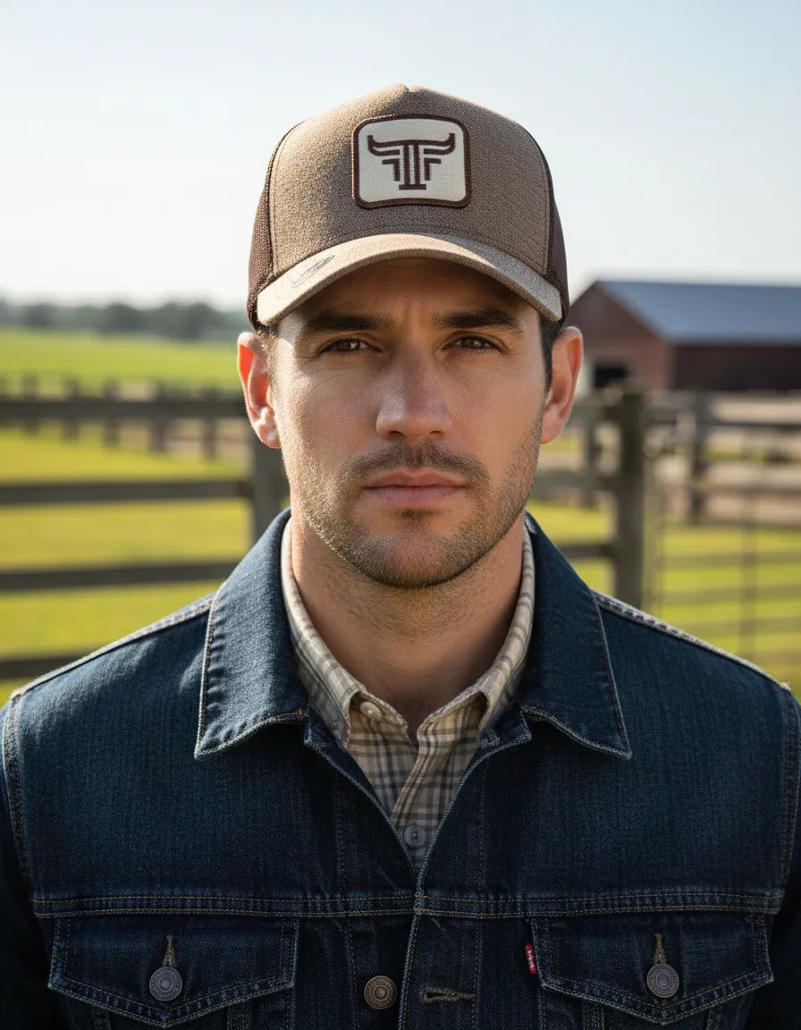 Boné Masculino Country Farm Bull Logo