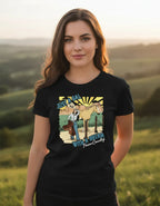 T-Shirt PWC Just A Gal Preta