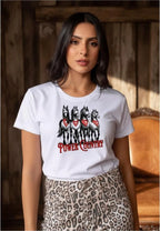 T-Shirt PWC Cavalos Branca