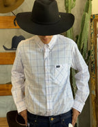 Camisa Social Xadrez Masculina Manga Longa Texas Edition