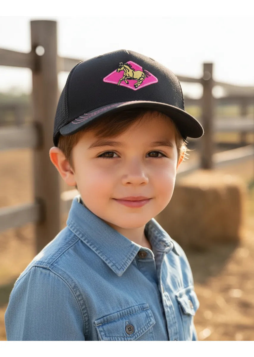 Boné Infantil Estilo Country