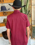 Camisa Social Xadrez Manga Curta Masculina Texas Brasil