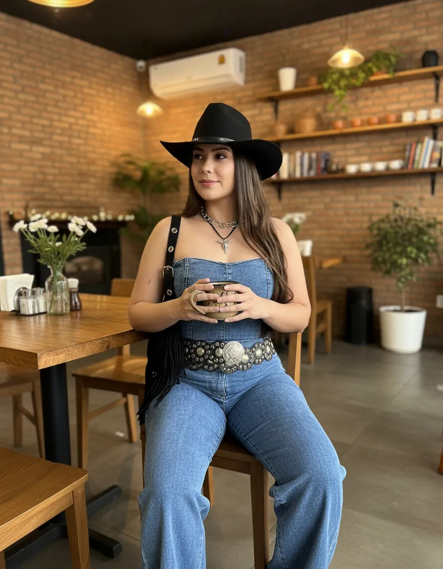 Macacão Country Elegante e Versatilidade