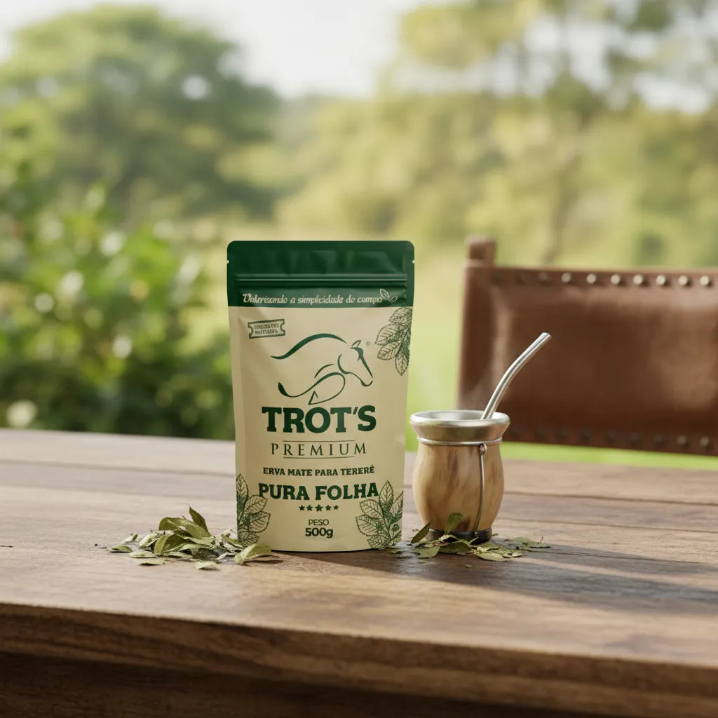 Trot’s Erva Mate Natural para Tereré e Chimarrão 500g - Pura Folha