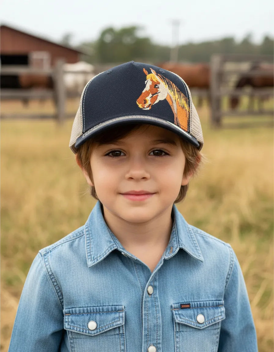 Boné Infantil Estilo Country