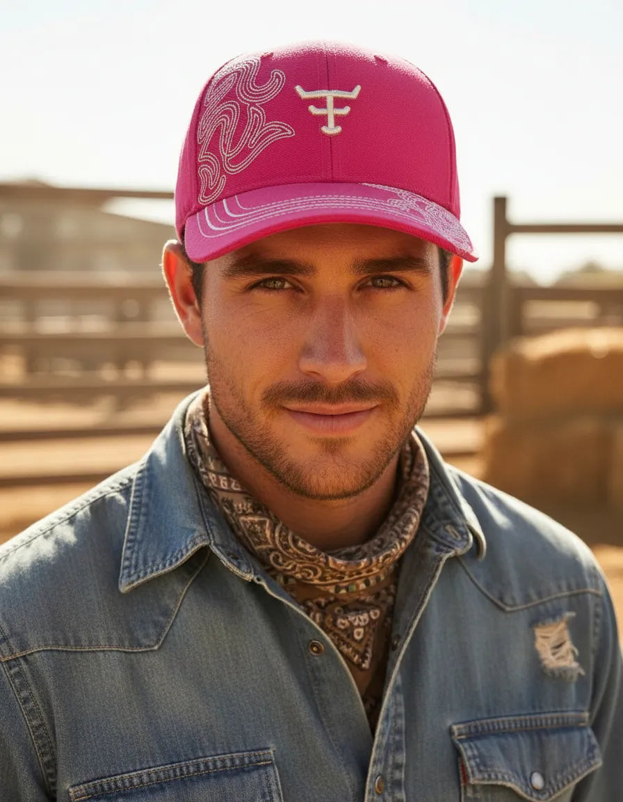 Boné Masculino Country Logo Texas Farm