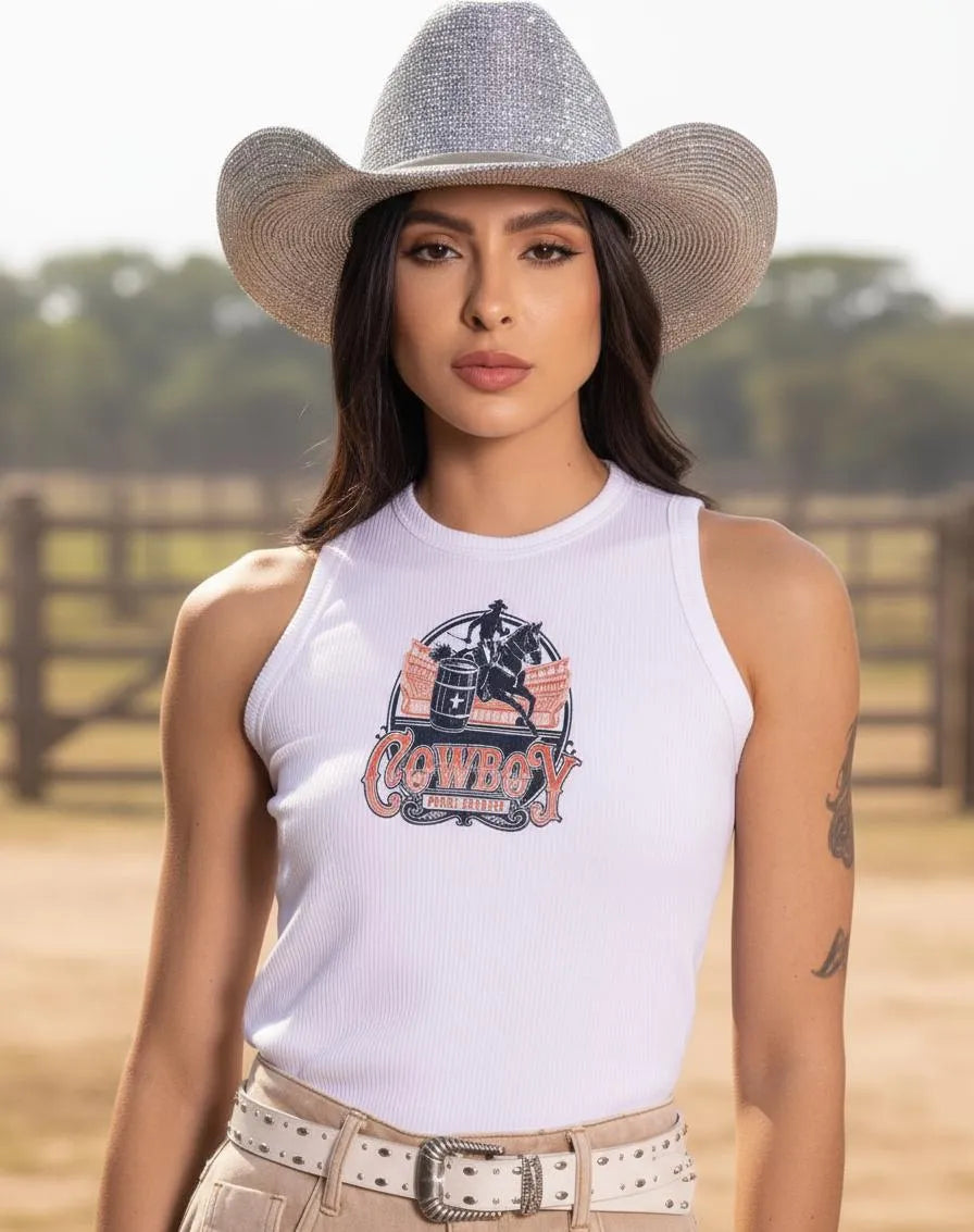 Regata PWC Branca Cowboy