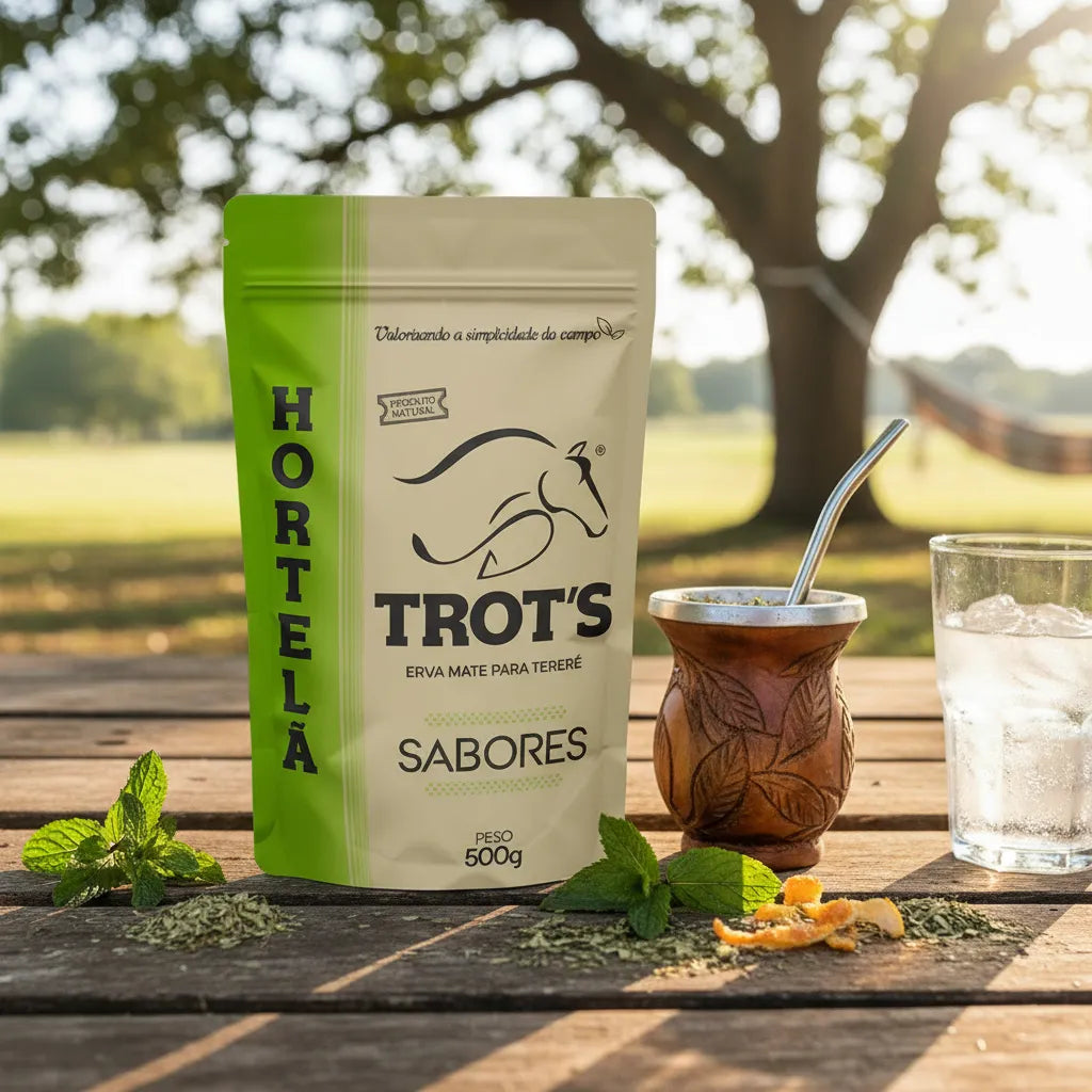 Trot’s Erva Mate Natural para Tereré e Chimarrão 500g - Hortelã