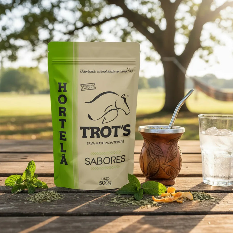 Trot’s Erva Mate Natural para Tereré e Chimarrão 500g - Hortelã