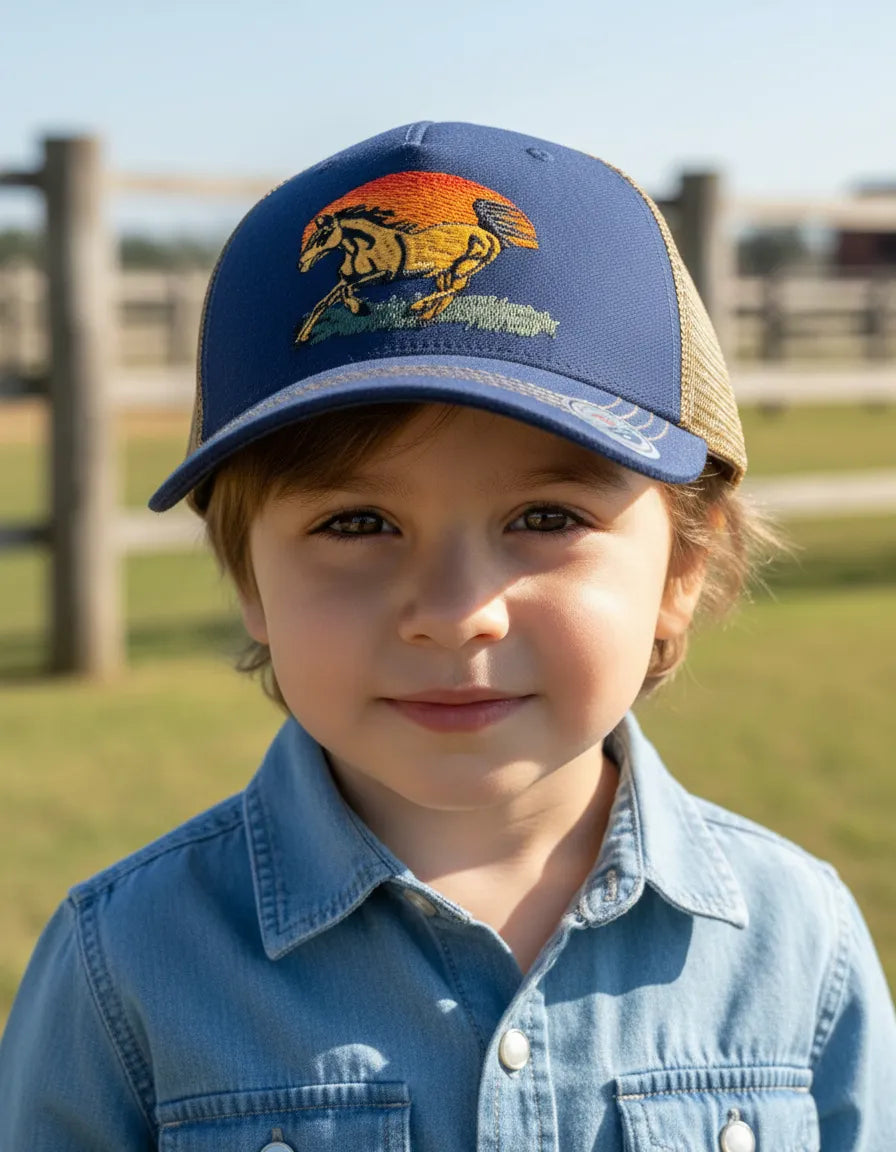 Boné Infantil Estilo Country