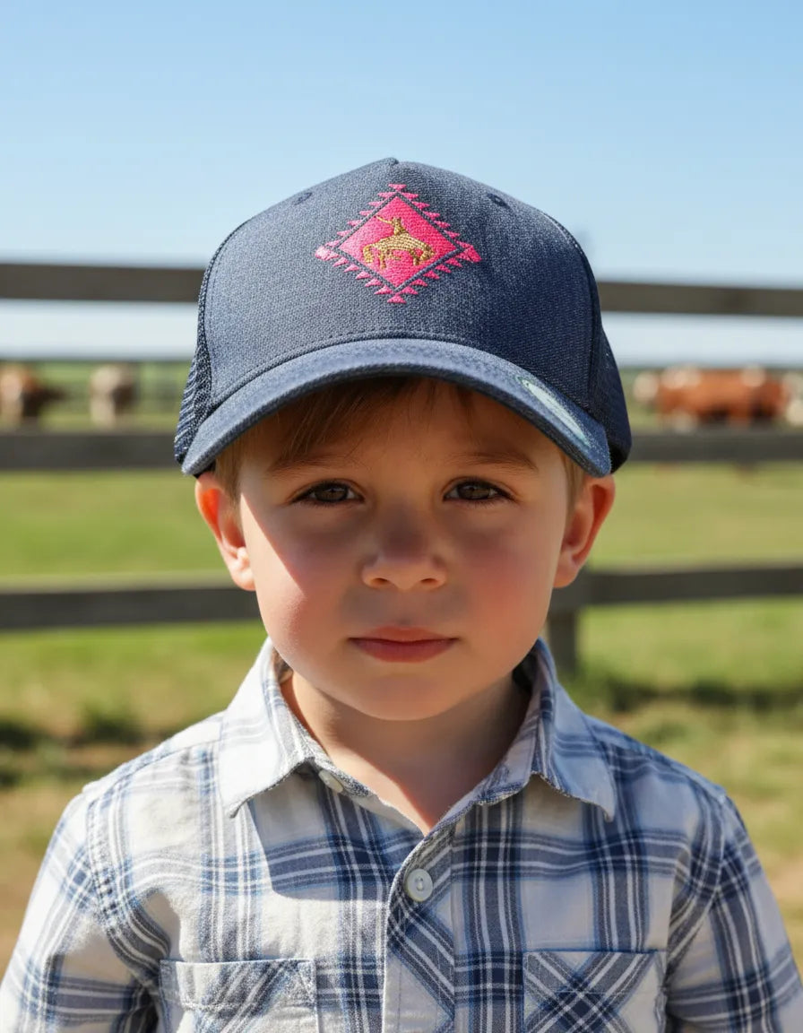 Boné Infantil Estilo Country