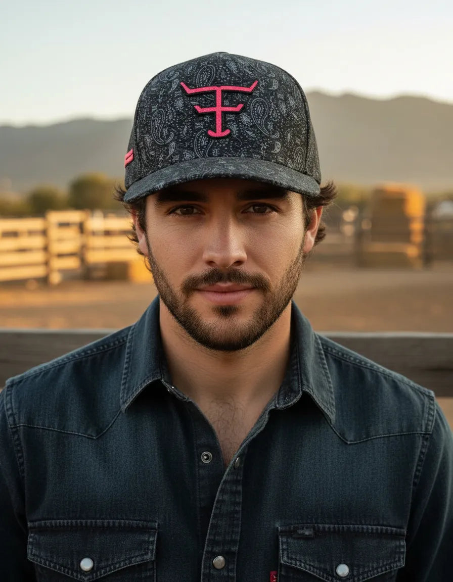 Boné Masculino Country Logo Texas Farm