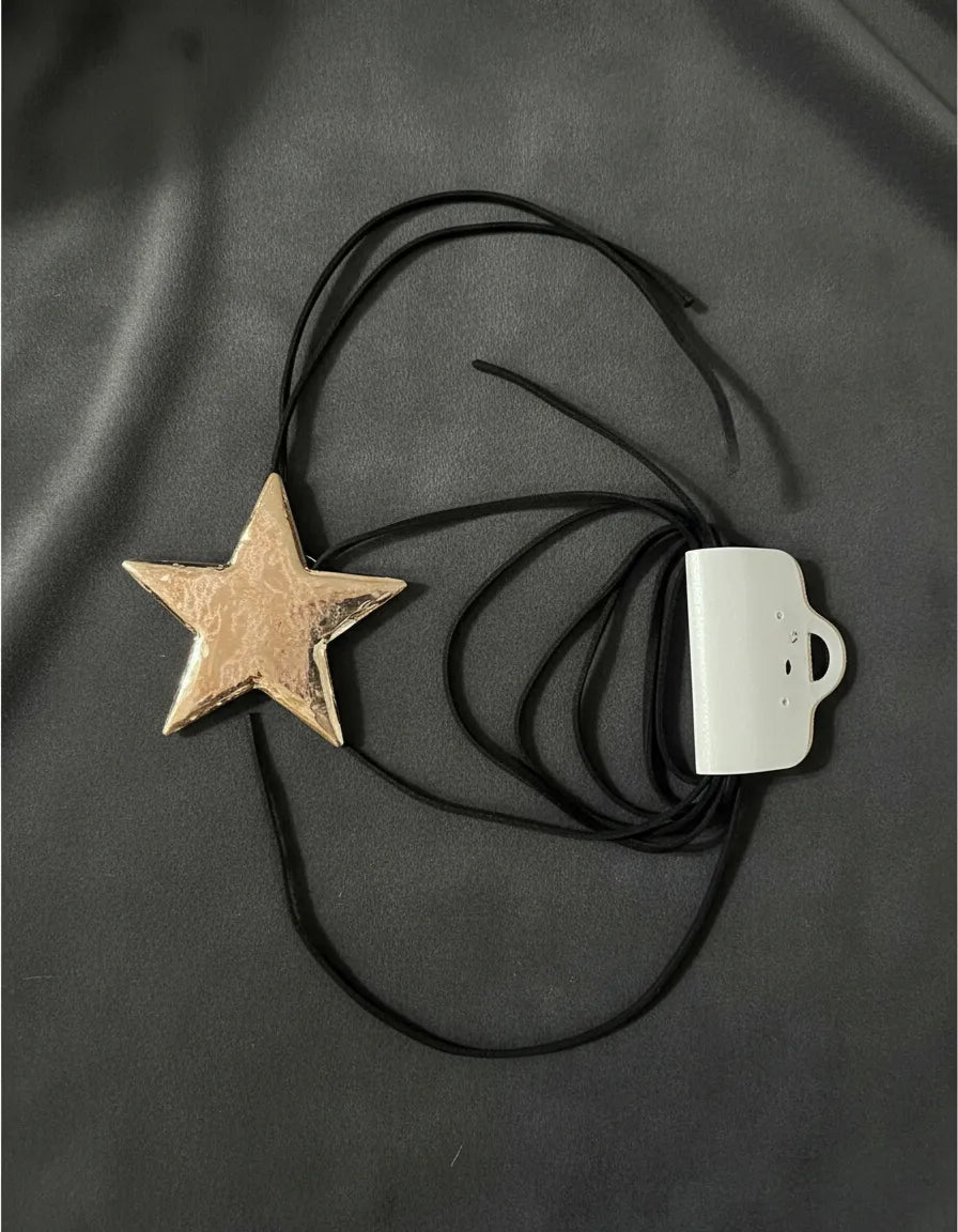 Cordão Couro Country Feminino Estrela