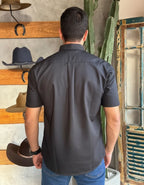 Camisa Social Masculina Manga Curta Country City