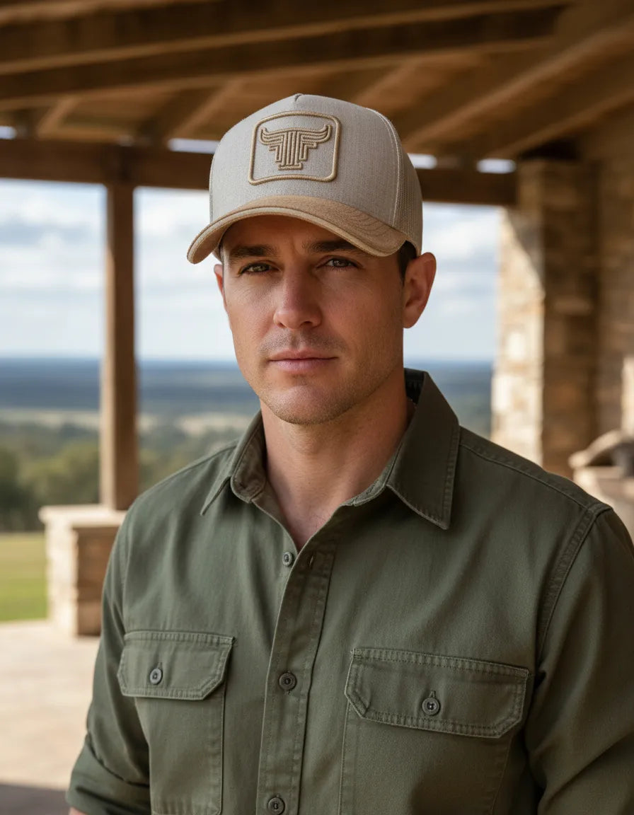 Boné Masculino Country Farm Bull Logo