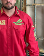 Camisa Social Masculina Manga Longa Radade