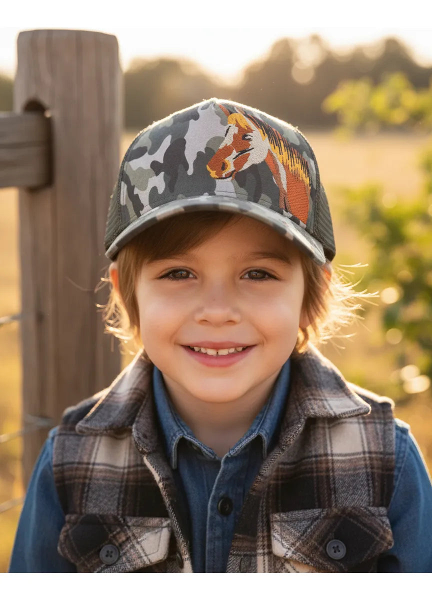 Boné Infantil Estilo Country