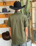 Camisa Social Xadrez Manga Curta Masculina Texas Brasil