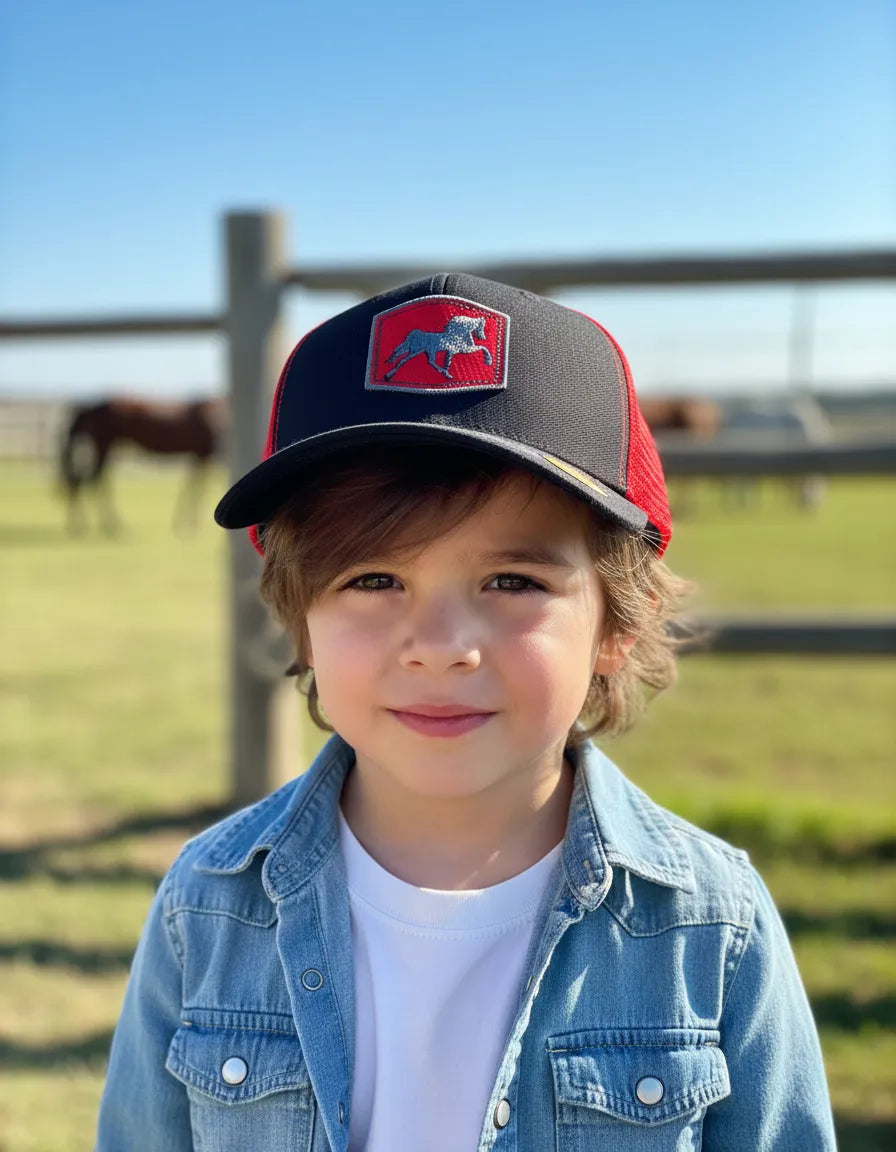 Boné Infantil Estilo Country