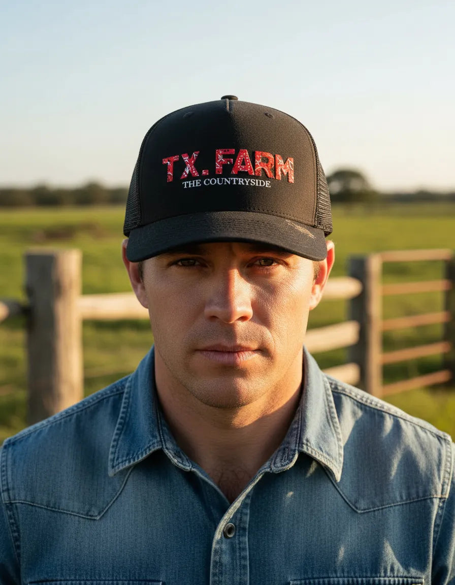 Boné Masculino Country Texas Farm