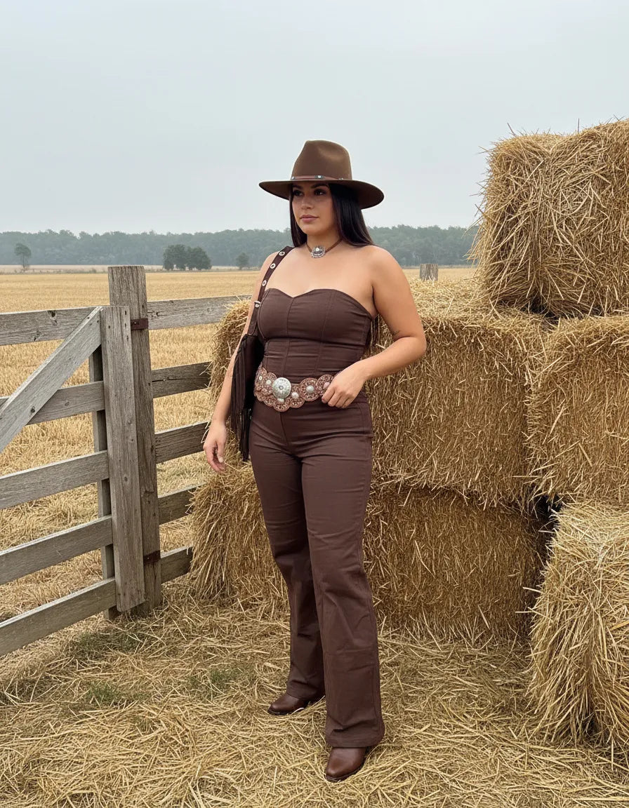 Macacão Country Elegante e Versatilidade